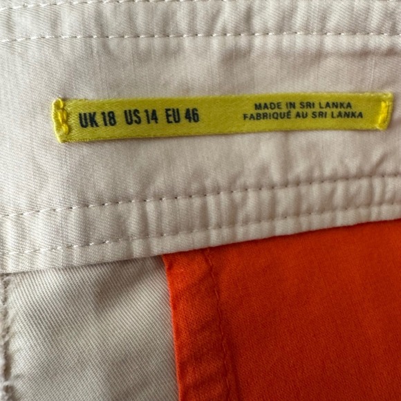 Maeve Anthropologie Utility Barrel Trouser Pants Size 14 NWT - Picture 6 of 14